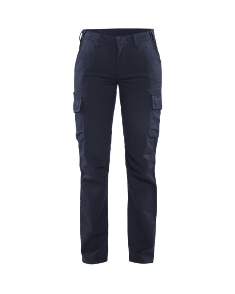 BLAKLAEDER - Damen Industrie Arbeitshose Stretch Dunkel Marineblau/Schwarz C50