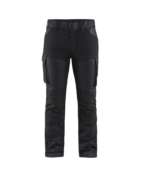 BLAKLAEDER - Damen Service Arbeitshose Denim Stretch Marineblau/Schwarz C38