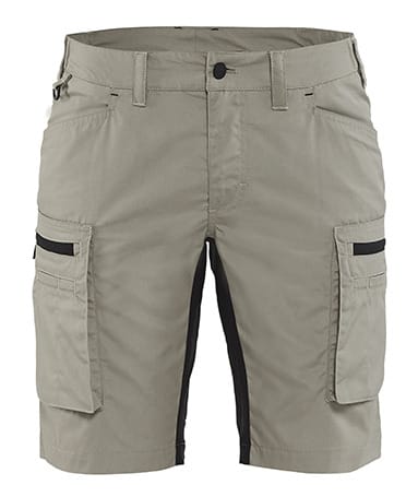BLAKLAEDER - Damen Service Shorts Stretch Steingrau/Schwarz C30