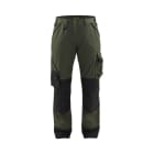 BLAKLAEDER - Damen Garten Arbeitshose Armygrün/Schwarz C42