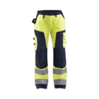 BLAKLAEDER - Damen High Vis Arbeitshose ohne Werkzeugtaschen High Vis Gelb/Marineblau C38
