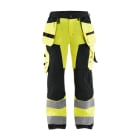 BLAKLAEDER - Damen High Vis Arbeitshose mit Werkzeugtaschen High Vis Gelb/Schwarz C48