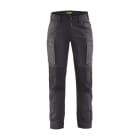 BLAKLAEDER - Damen Service Arbeitshose Stretch Dunkelgrau/Schwarz C50