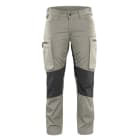 BLAKLAEDER - Damen Service Arbeitshose Stretch Steingrau/Schwarz C50