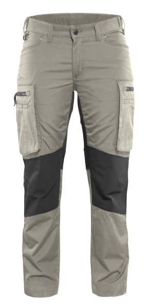 BLAKLAEDER - Damen Service Arbeitshose Stretch Steingrau/Schwarz C40