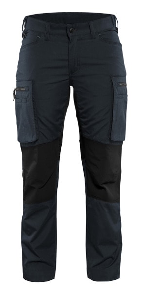 BLAKLAEDER - Damen Service Arbeitshose Stretch Dunkel Marineblau/Schwarz C36