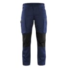 BLAKLAEDER - Damen Service Arbeitshose Stretch Marineblau/Schwarz C42
