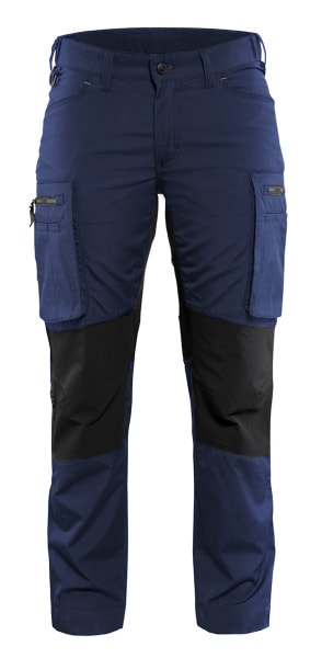 BLAKLAEDER - Damen Service Arbeitshose Stretch Marineblau/Schwarz C30