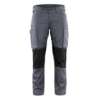 BLAKLAEDER - Damen Service Arbeitshose Stretch Grau/Schwarz C40