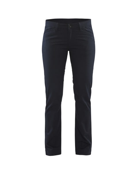 BLAKLAEDER - Damen Chinohose 2-Wege-Stretch Dunkel Marineblau D24