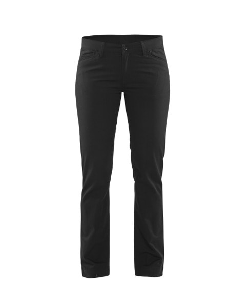 BLAKLAEDER - Damen Chinohose 2-Wege-Stretch Schwarz C36