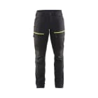 BLAKLAEDER - Damen Servicehose mit Stretch Schwarz/Gelb C34