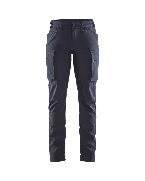 BLAKLAEDER - Damen Service Softshell Winterhose Dunkel Marineblau D24