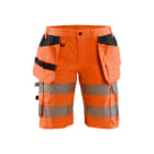 BLAKLAEDER - Damen High Vis Shorts mit Stretch High Vis Orange C34
