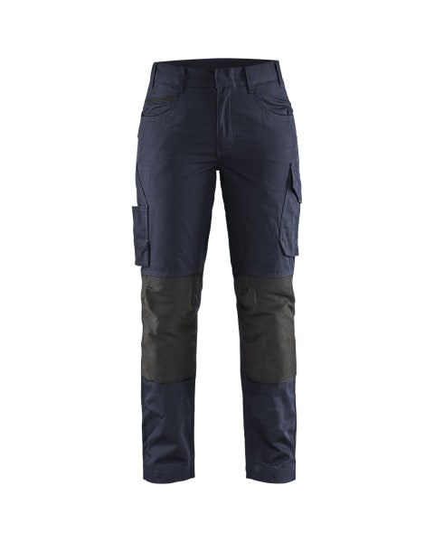 BLAKLAEDER - Damen Service Arbeitshose mit Stretch Dunkel Marineblau/Schwarz D20