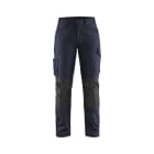 BLAKLAEDER - Damen Service Arbeitshose mit Stretch Dunkel Marineblau/Schwarz C42