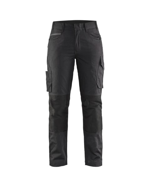 BLAKLAEDER - Damen Service Arbeitshose mit Stretch Schwarz/Dunkelgrau D19