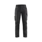 BLAKLAEDER - Damen Service Arbeitshose mit Stretch Schwarz/Dunkelgrau C36