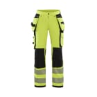 BLAKLAEDER - Damen High Vis Arbeitshose 4-Wege-Stretch High Vis Gelb/Schwarz C40