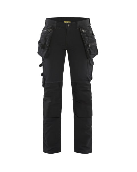 BLAKLAEDER - Damen Handwerker Arbeitshose 4-Wege-Stretch Schwarz C36