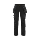 BLAKLAEDER - Damen Handwerker Arbeitshose 4-Wege-Stretch Schwarz C36