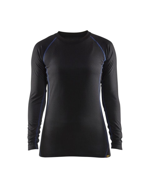 BLAKLAEDER - Damen Unterwäsche Set LightSchwarz/Kornblau XXL