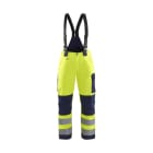 BLAKLAEDER - Damen High Vis Winter Arbeitshose High Vis Gelb/Marineblau C36