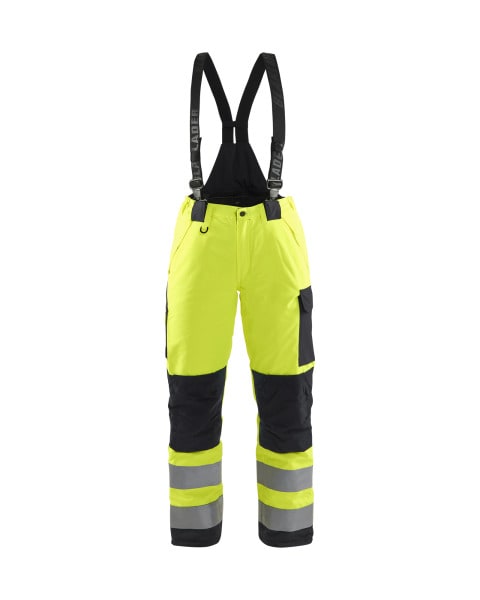 BLAKLAEDER - Damen High Vis Winter Arbeitshose High Vis Gelb/Schwarz C50