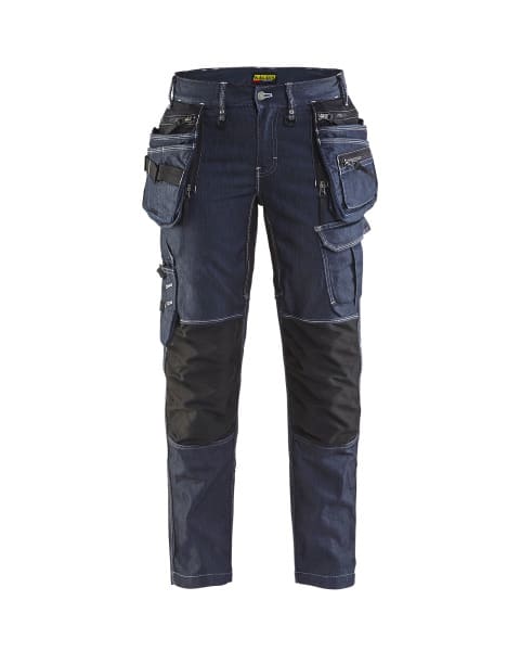 BLAKLAEDER - Damen Handwerker Arbeitshose Stretch X1900 Marineblau/Schwarz C48