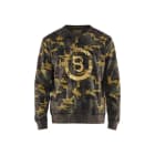 BLAKLAEDER - Sweatshirt limited Dunkel Olivgrün/Schwarz XXL