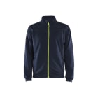 BLAKLAEDER - Sweatjacke mit Reißverschluss DK Navy/ Hv Yellow XL