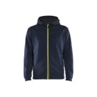 BLAKLAEDER - Hoodie mit Reißverschluss DK Navy/ Hv Yellow 4XL