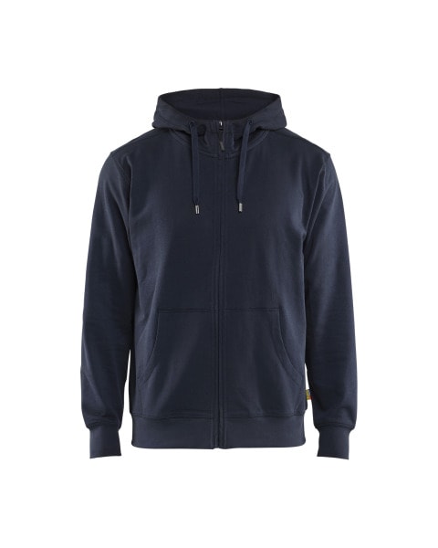 BLAKLAEDER - Sweatshirt mit Kapuze und Reißverschluss Marineblau XXL