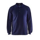 BLAKLAEDER - Flammschutz Langarm-Polo Marineblau L