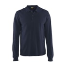 BLAKLAEDER - Langarm Poloshirt Marineblau XXL