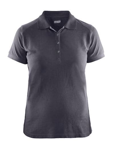 BLAKLAEDER - Damen Poloshirt Grau S