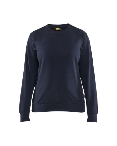 BLAKLAEDER - Sweater Round-neck Women Marineblau L
