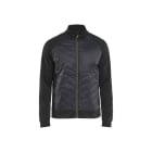 BLAKLAEDER - Sweater with quilted front. Schwarz/Gelb XS