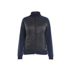 BLAKLAEDER - Sweatshirt with quilt at front Women´s Dark navy/black M