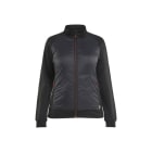 BLAKLAEDER - Sweatshirt with quilt at front Women´s Schwarz/Rot XL