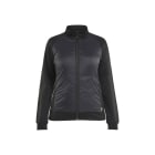 BLAKLAEDER - Sweatshirt with quilt at front Women´s Black/Dark grey M