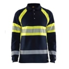 BLAKLAEDER - FR Hivis LS Piké Marineblau/Gelb M