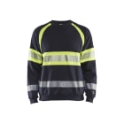 BLAKLAEDER - Multinorm Sweatshirt Marineblau/ High Vis Gelb XS
