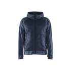 BLAKLAEDER - Sweatshirt with quilt at front Numbe Blue/DK navy XXL