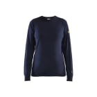 BLAKLAEDER - FR LS T-shirt Women Marineblau XXXL