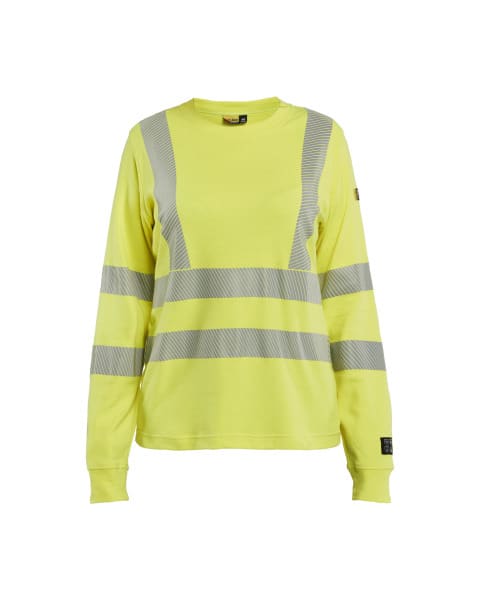BLAKLAEDER - FR LS Hivis T-shirt Women Gelb L