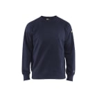 BLAKLAEDER - Flame Embroidery Sweatshirt Marineblau XXL