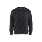 BLAKLAEDER - Flame Embroidery Sweatshirt Schwarz XS