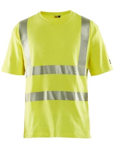 BLAKLAEDER - FR Hivis SS T-shirt Gelb M