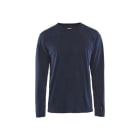 BLAKLAEDER - Flammschutz Langarm Shirt Marineblau XXXL